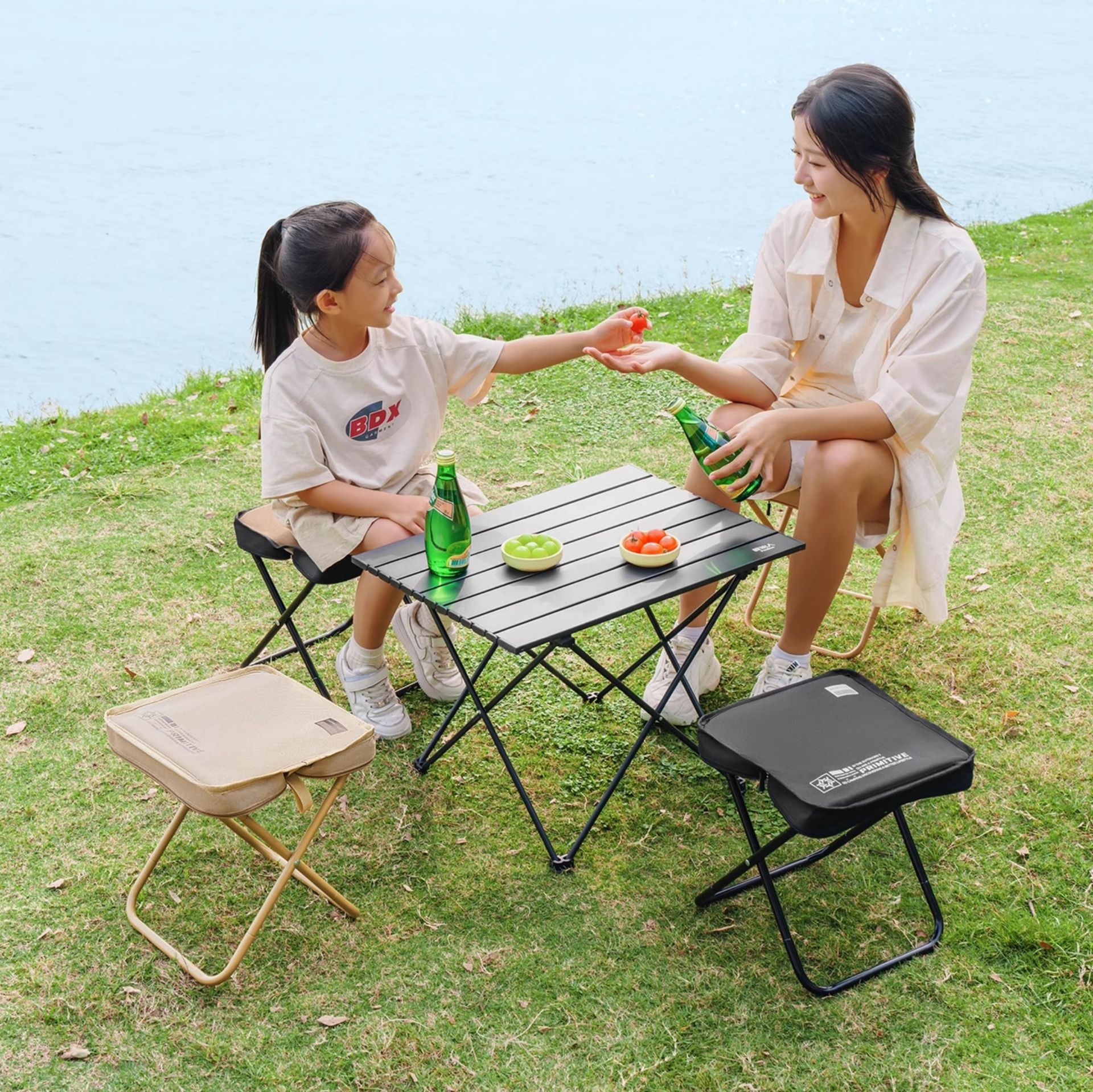 アウトドアチェア コンパクト スツール 野遊び便利椅子