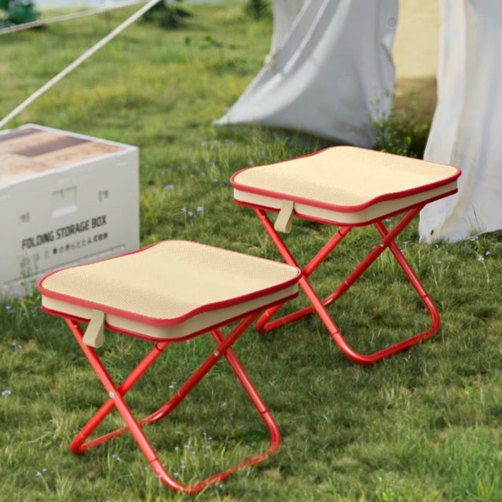 アウトドアチェア コンパクト収納折りたたみスツール