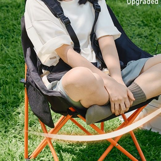 アウトドアチェア ゆったり快適 携帯折りたたみ椅子