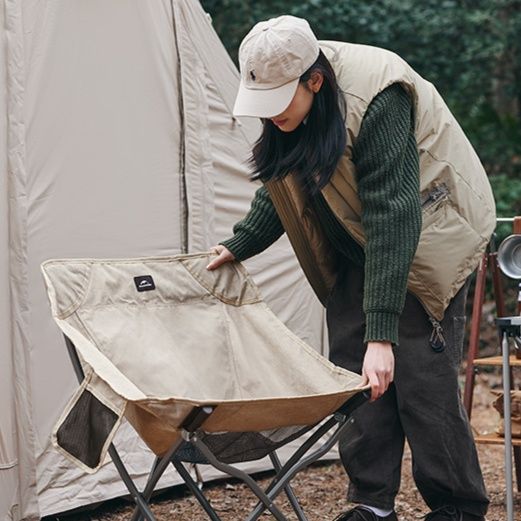 アウトドアチェア 一秒開閉 快適野営折りたたみ椅子