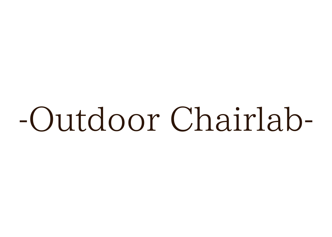 Outdoor-chair-lab