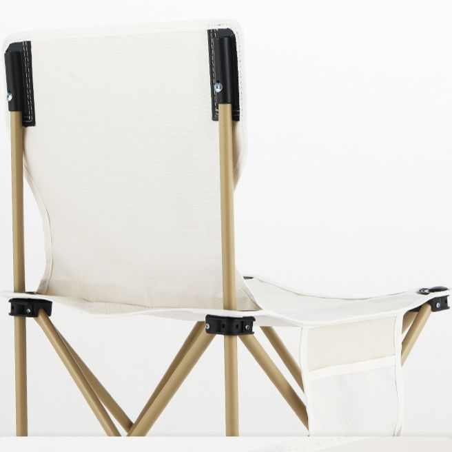 アウトドアチェア 背もたれ付き折りたたみ式軽量携帯コンパクト椅子