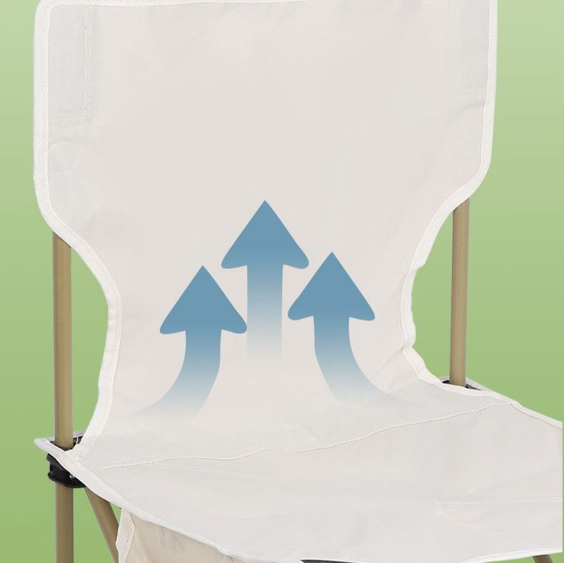 アウトドアチェア 軽量折りたたみ式背もたれ付きコンパクト携帯椅子