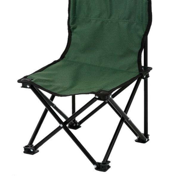 アウトドアチェア 軽量折りたたみ式背もたれ付きコンパクトチェア