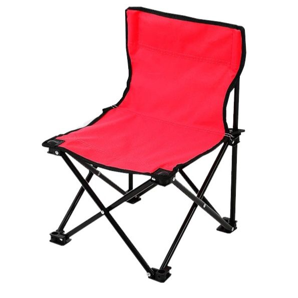 アウトドアチェア 軽量折りたたみ式背もたれ付きコンパクトチェア