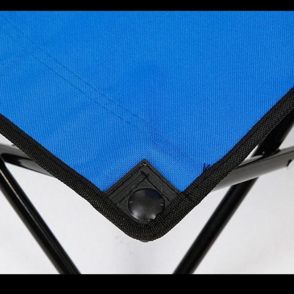 アウトドアチェア 軽量折りたたみ式背もたれ付きコンパクトチェア