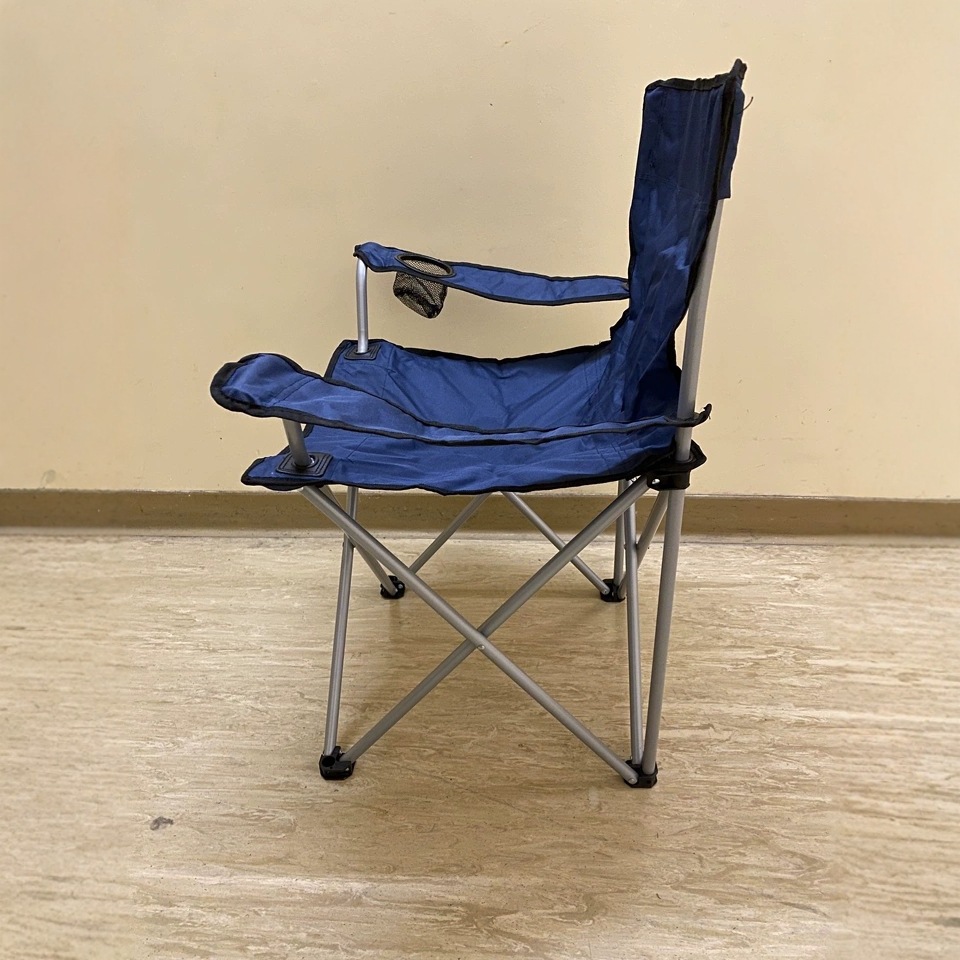 アウトドアチェア 折り畳み式軽量アームレスト付きコンパクト携帯椅子