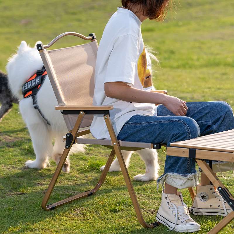 アウトドアチェア  折りたたみ式キャンプチェア