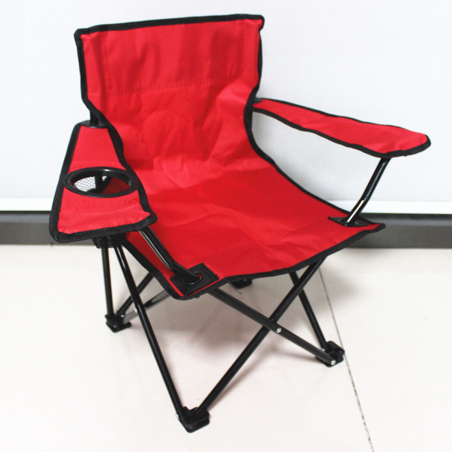 アウトドアチェア 折りたたみ式背もたれ付きコンパクト肘掛け椅子