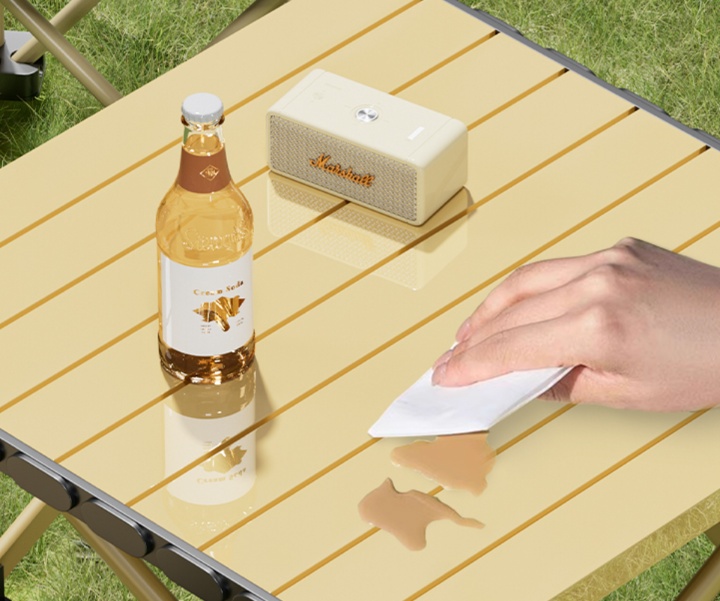 アウトドアテーブル アウトドア収納式 二段組テーブル