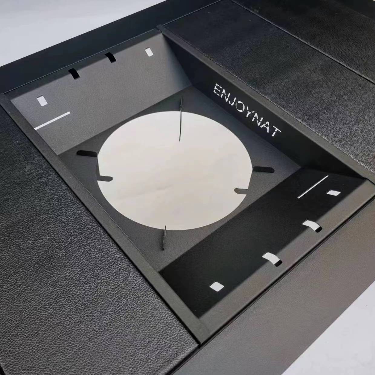 アウトドアテーブル 取り外し可能三口バーナーキッチンテーブル
