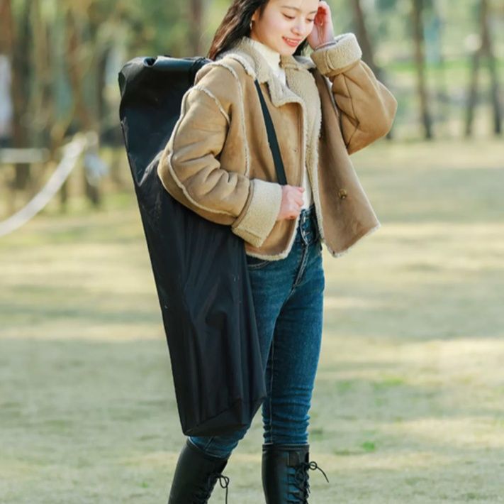 アウトドアテーブル 高さ調節機能付き大型木目調折りたたみ式野外用テーブル