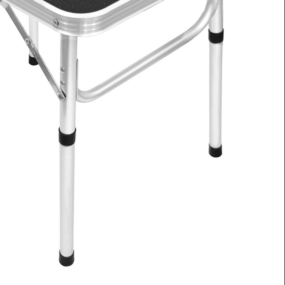 アウトドアテーブル 軽量折りたたみ式高さ調節機能付きサイドテーブル