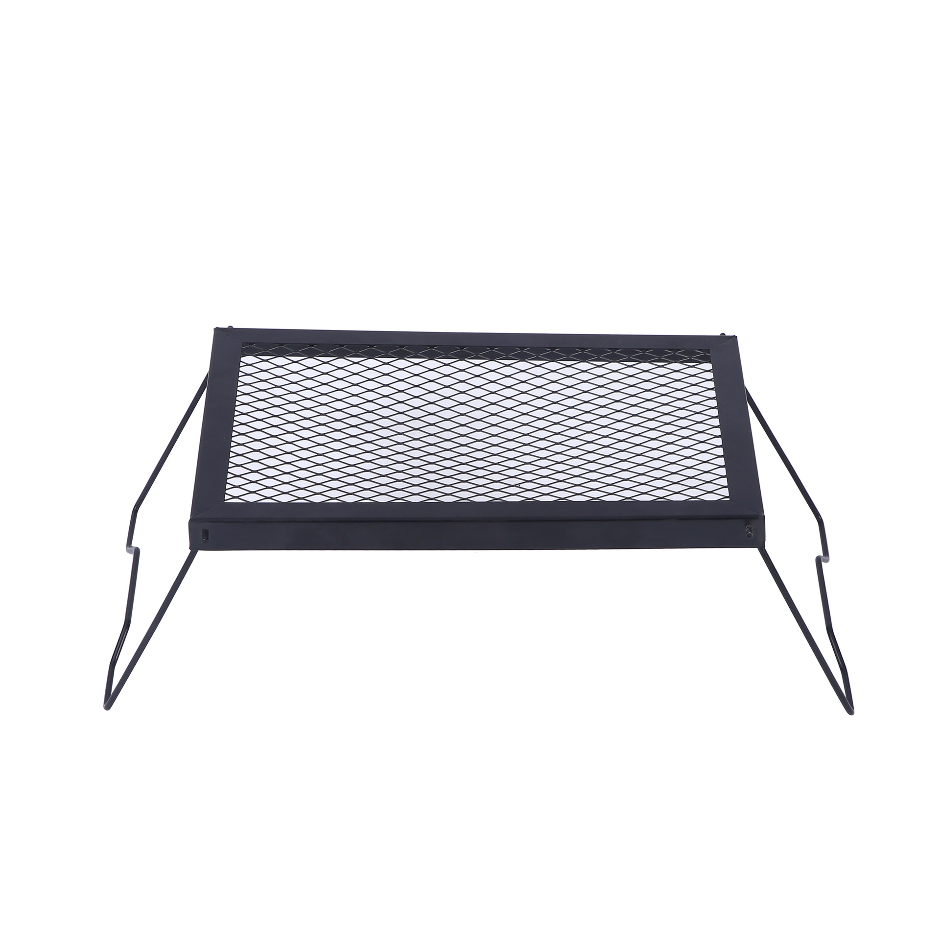 アウトドアテーブル 折りたたみ式メッシュ天板一人用焚き火台テーブル 