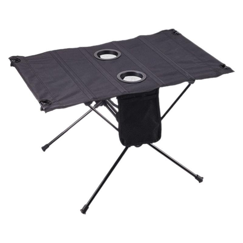 アウトドアテーブル 折り畳み式軽量収納袋付きサイドテーブル