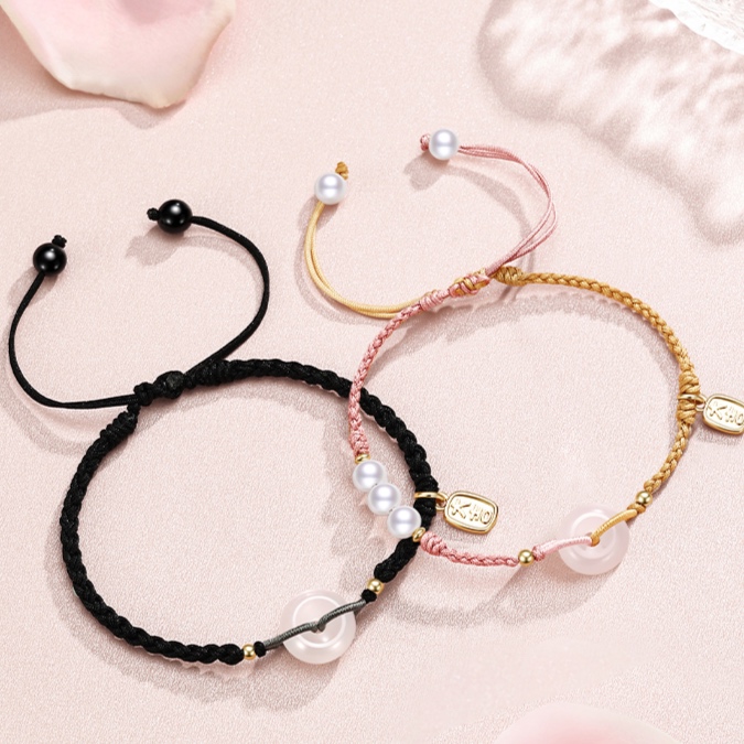 ブレスレットペア 円満ハーモニー 絆のブレスレット