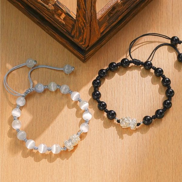 ブレスレットペア 縁結び招福守護獣ブレスレット