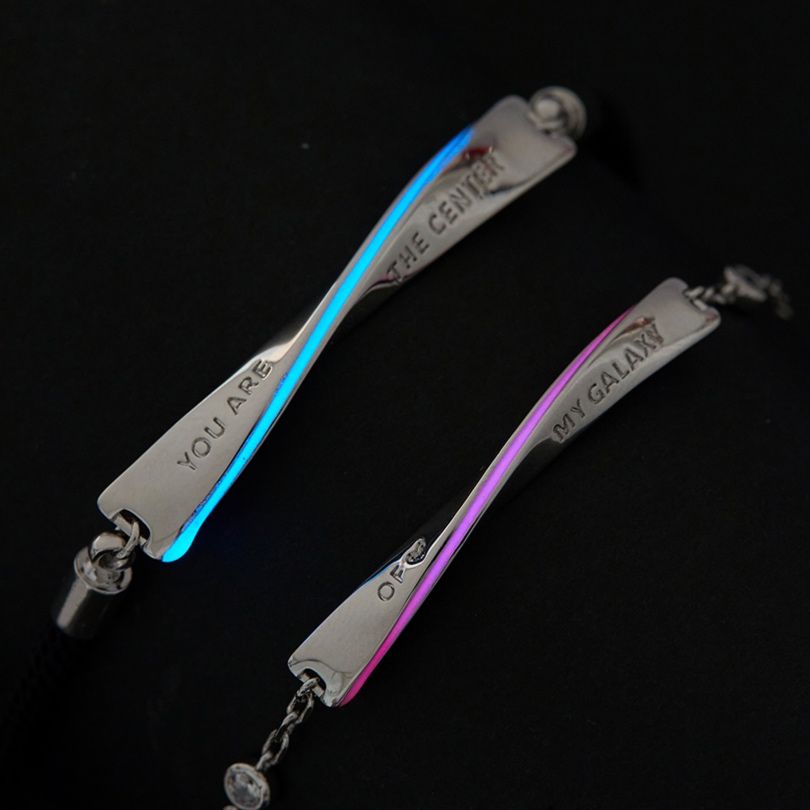 ブレスレットペア 絆のしるし プレートブレスレット