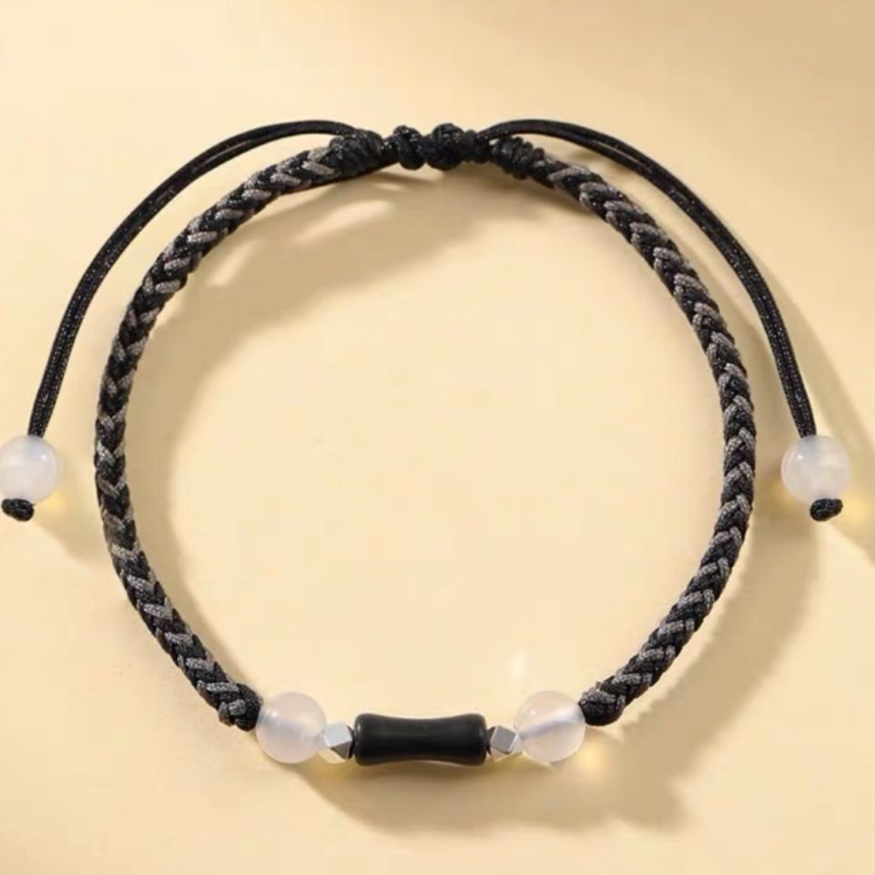 ブレスレットペア 絆結び 幸せの誕生石ブレスレット