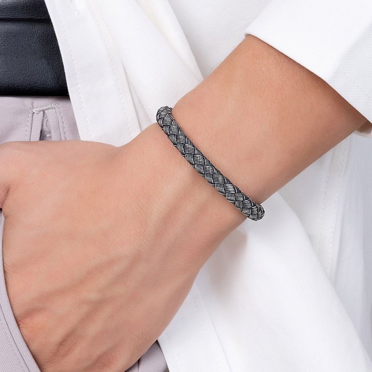 ブレスレットペア 絆の編み込み ペアブレスレット