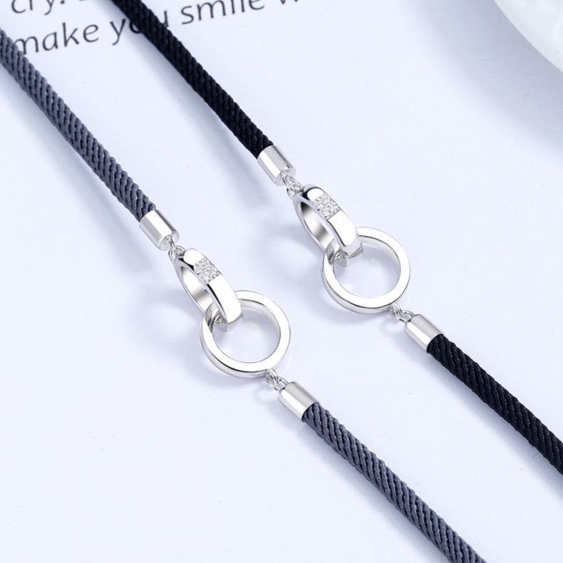 ブレスレットペア 輪環絆紐ブレスレット