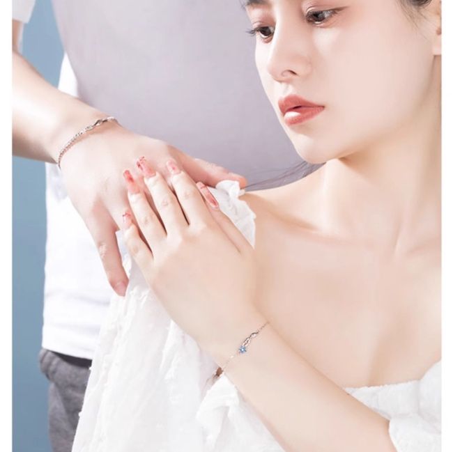 ブレスレットペア 花枝相依 絆の糸ブレスレット