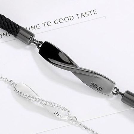ペアブレスレット 無限の絆 ツイストブレスレット