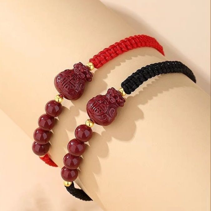 ペアブレスレット 誕生日石天然石編み込み調節可能ペアブレスレット