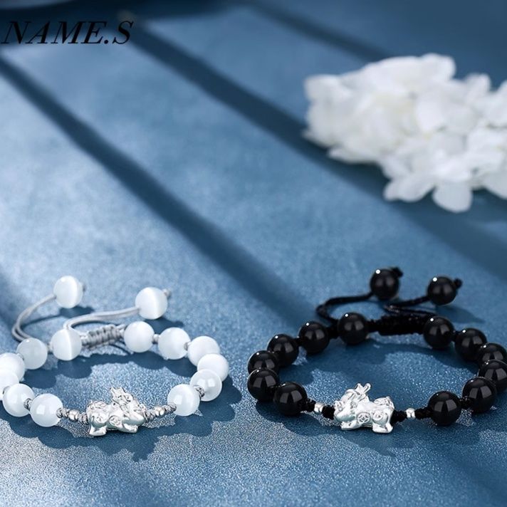 ペアブレスレットセット モノクロクラフト