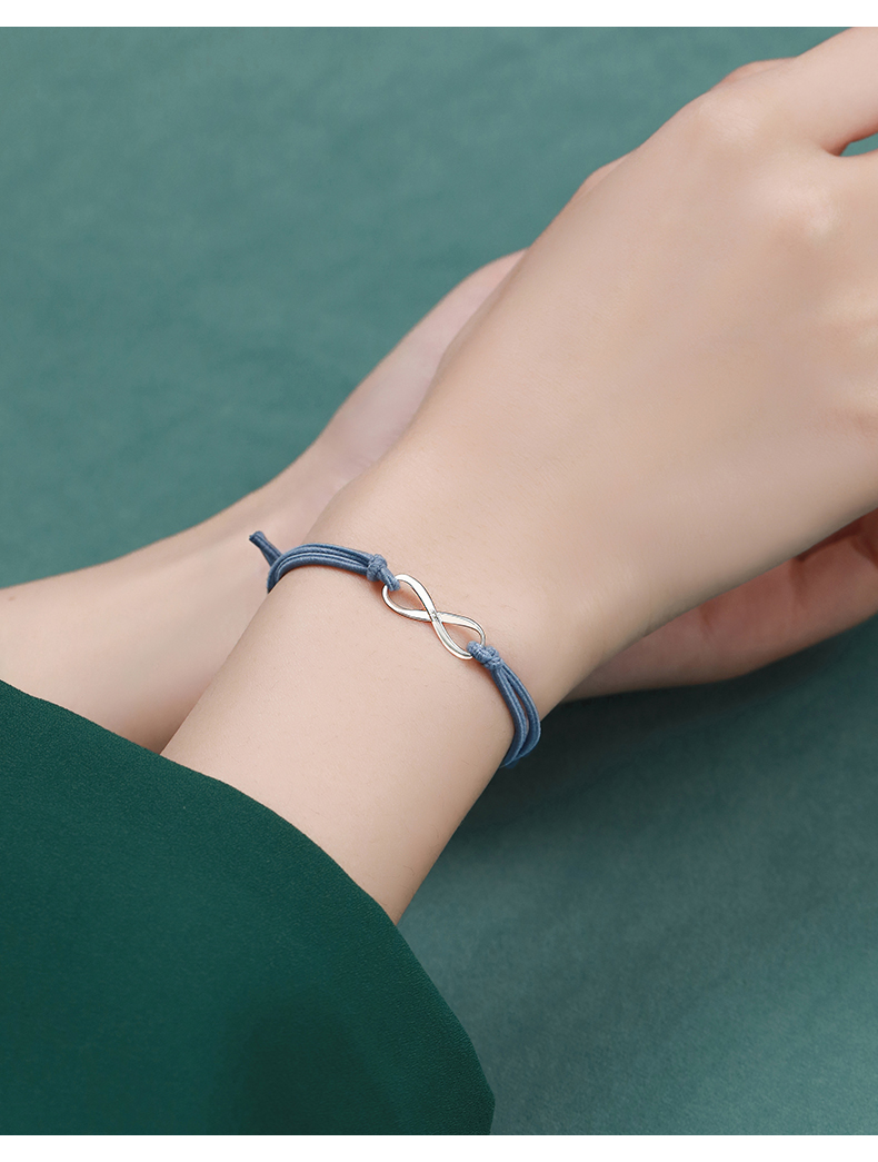 ブレスレットペア 無限の絆 紐結びブレスレット