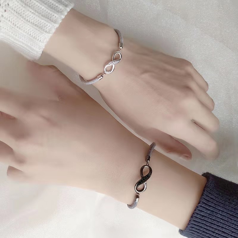 ブレスレットペア 永遠の絆 無限ブレスレット
