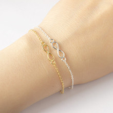 ペアブレスレット 十字架モチーフ華奢チェーンブレスレット