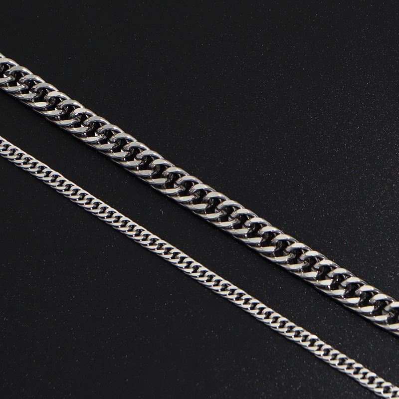 ペアブレスレット 二連喜平鎖デザイン調節可能ペアブレスレット