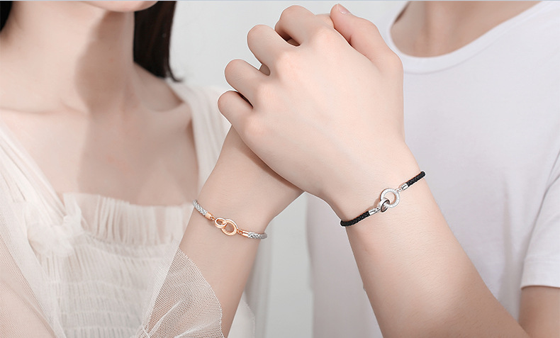 ブレスレットペア 絆のリングブレスレット