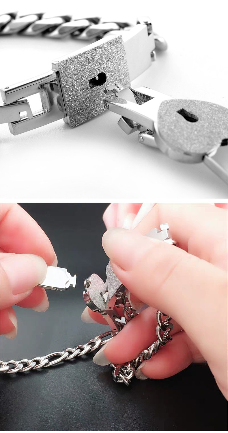 ブレスレットペア 鍵と錠 絆ブレスレット