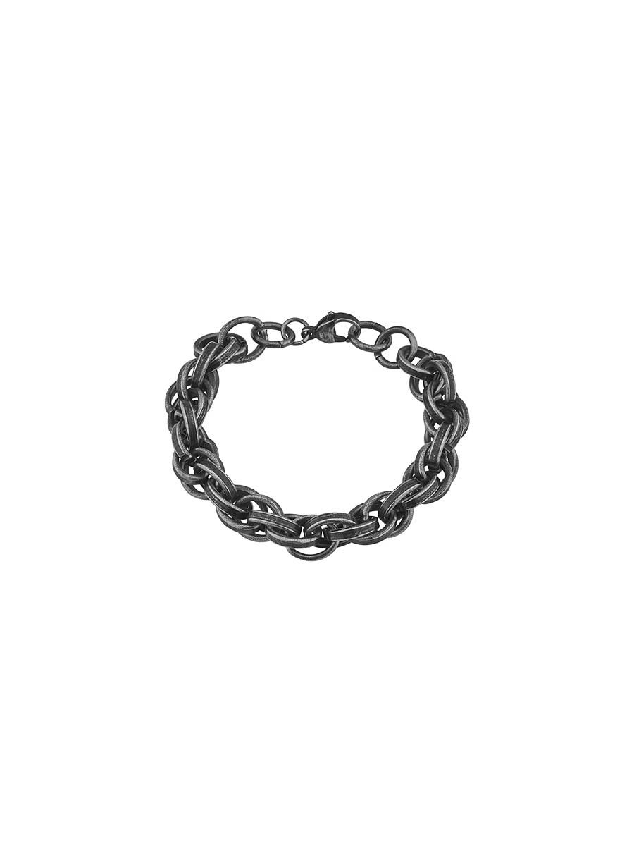 ブレスレットペア 鎖編みチェーンブレスレット