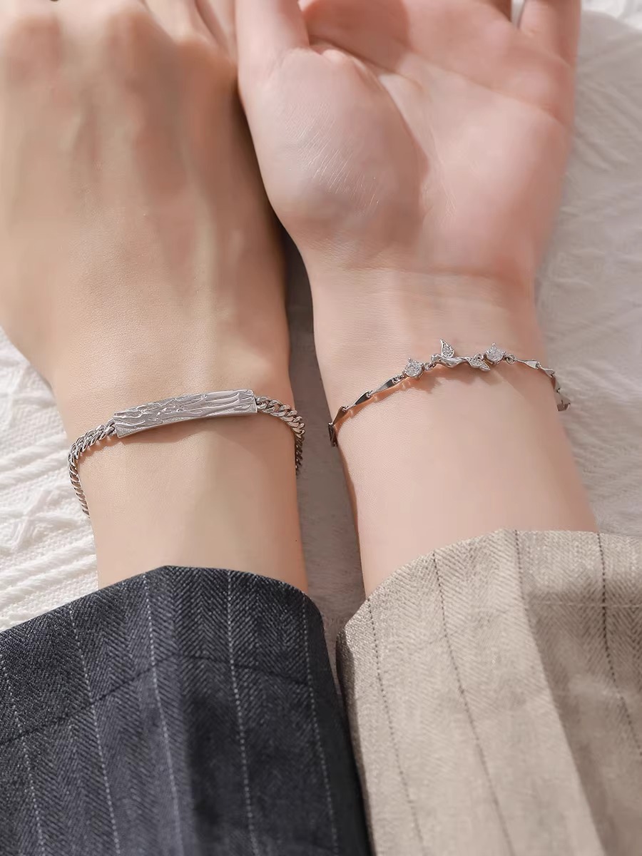 ペアブレスレット シルバーデュエット