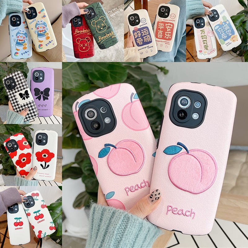 お揃いスマホケース シンプルデザイン ピンクピーチ スマホケース