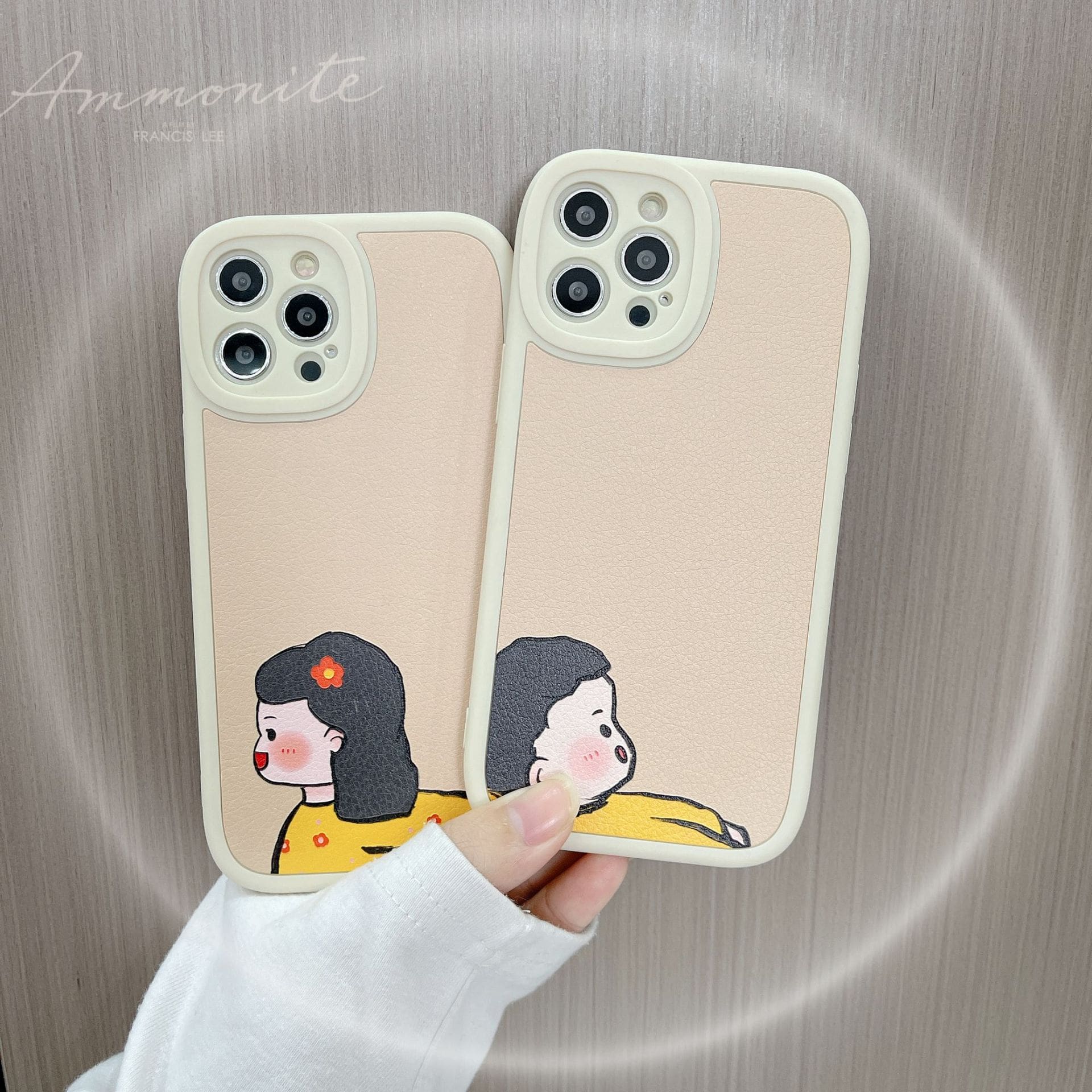 お揃いスマホケース パステルカラー かわいい 子供男女キャラクターアート スマホケース