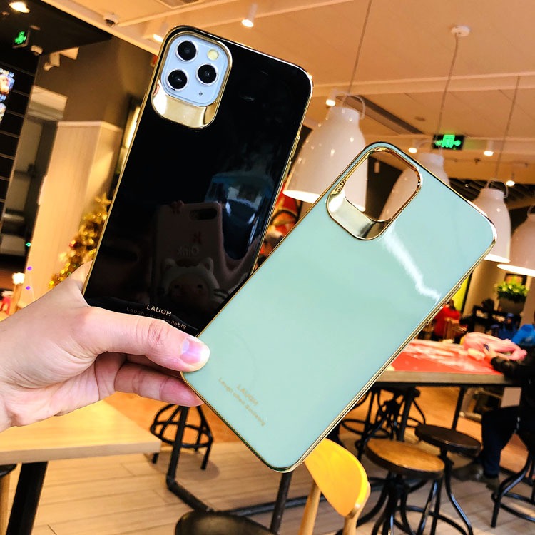 ペアスマホケース カラフルハードタイプミラースマホカバー