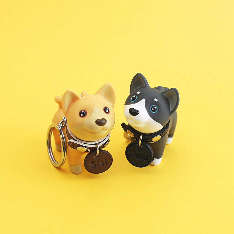 ペアルック ペアキーホルダー 柴犬