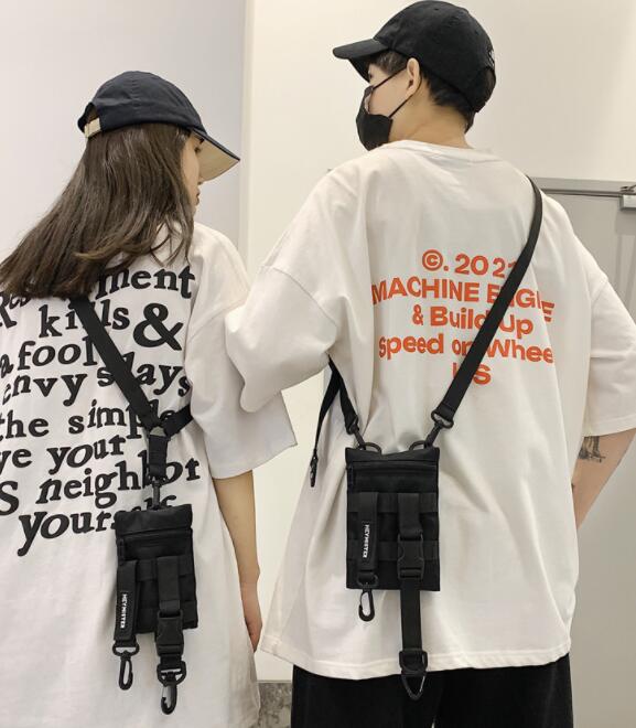 ペアルック 男女兼用 斜めがけ ショルダーバッグ 小物入れ