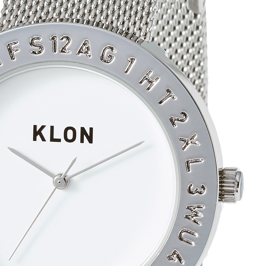 KLON ENGRAVE TIME -SILVER MESH-