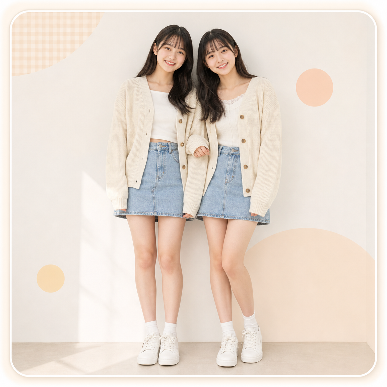 双子コーデ