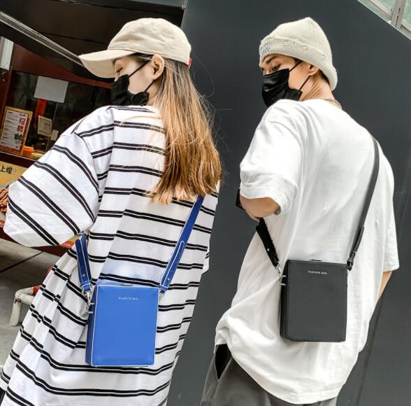 ペアルック 男女兼用 斜めがけ 小型肩掛け鞄