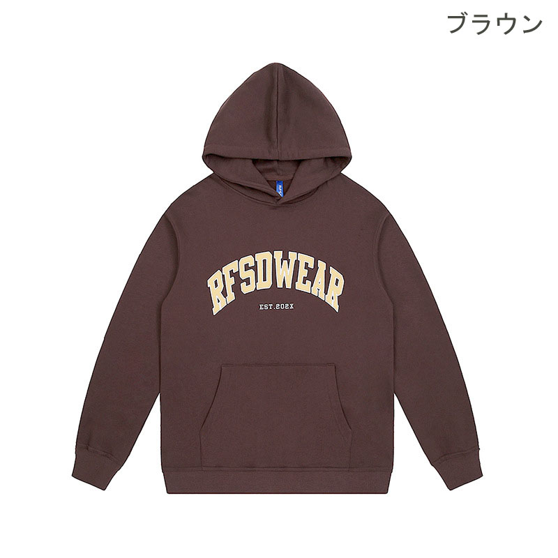 ペアルック 刺繍入り裏毛パーカー男女兼用街系フード付き秋冬