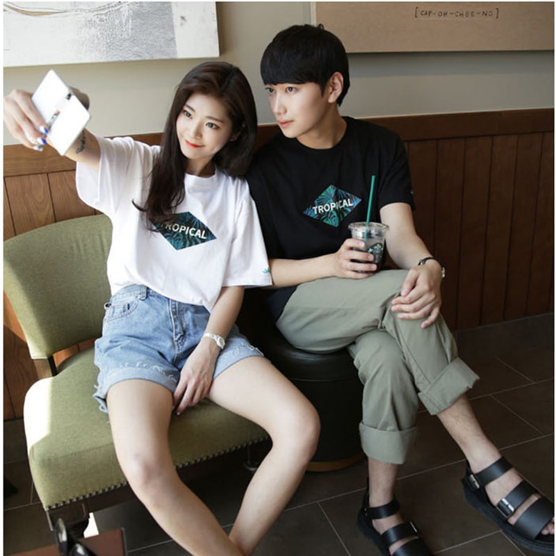 ペアルック/お揃いTシャツ カップル