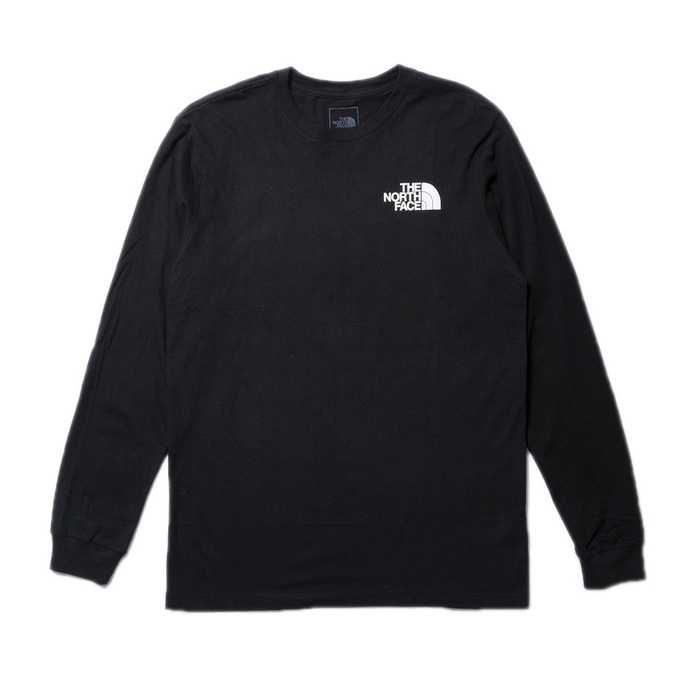 THE NORTH FACE ペアルック/お揃い ロングTシャツ  BOX NSE TEE ノースフェイス NF0A4762 ブラック
