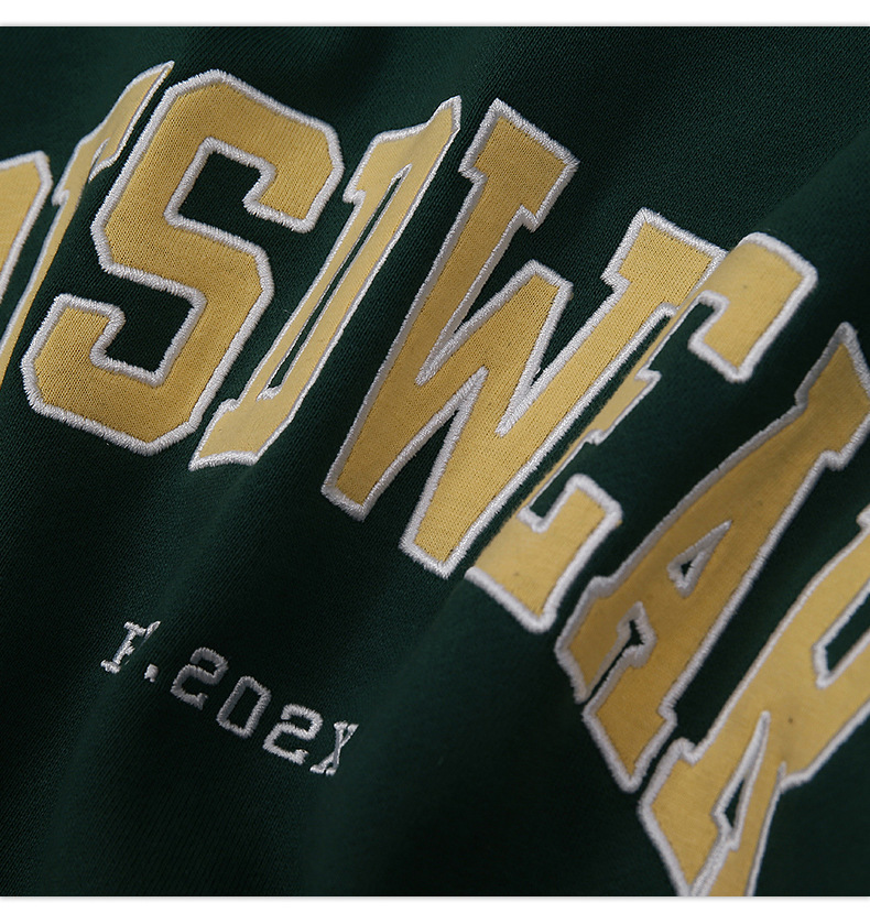 ペアルック 男女兼用 厚手裏起毛パーカー 復古風 秋冬 全2色