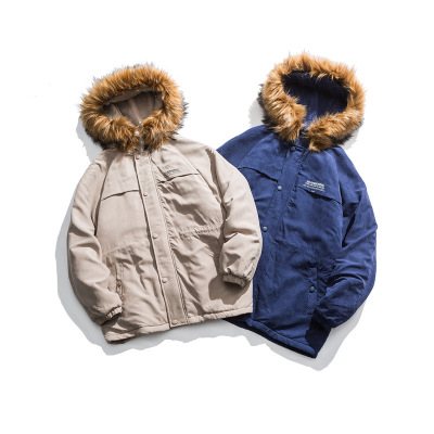 真冬に活躍するペアルック/お揃いコート 綿パッド入り カップル